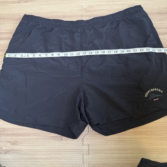 Tommy Bahama Board Shorts Swim Trunks Mens Large Black Relax Lined Pockets XXL - Picture 7 of 9